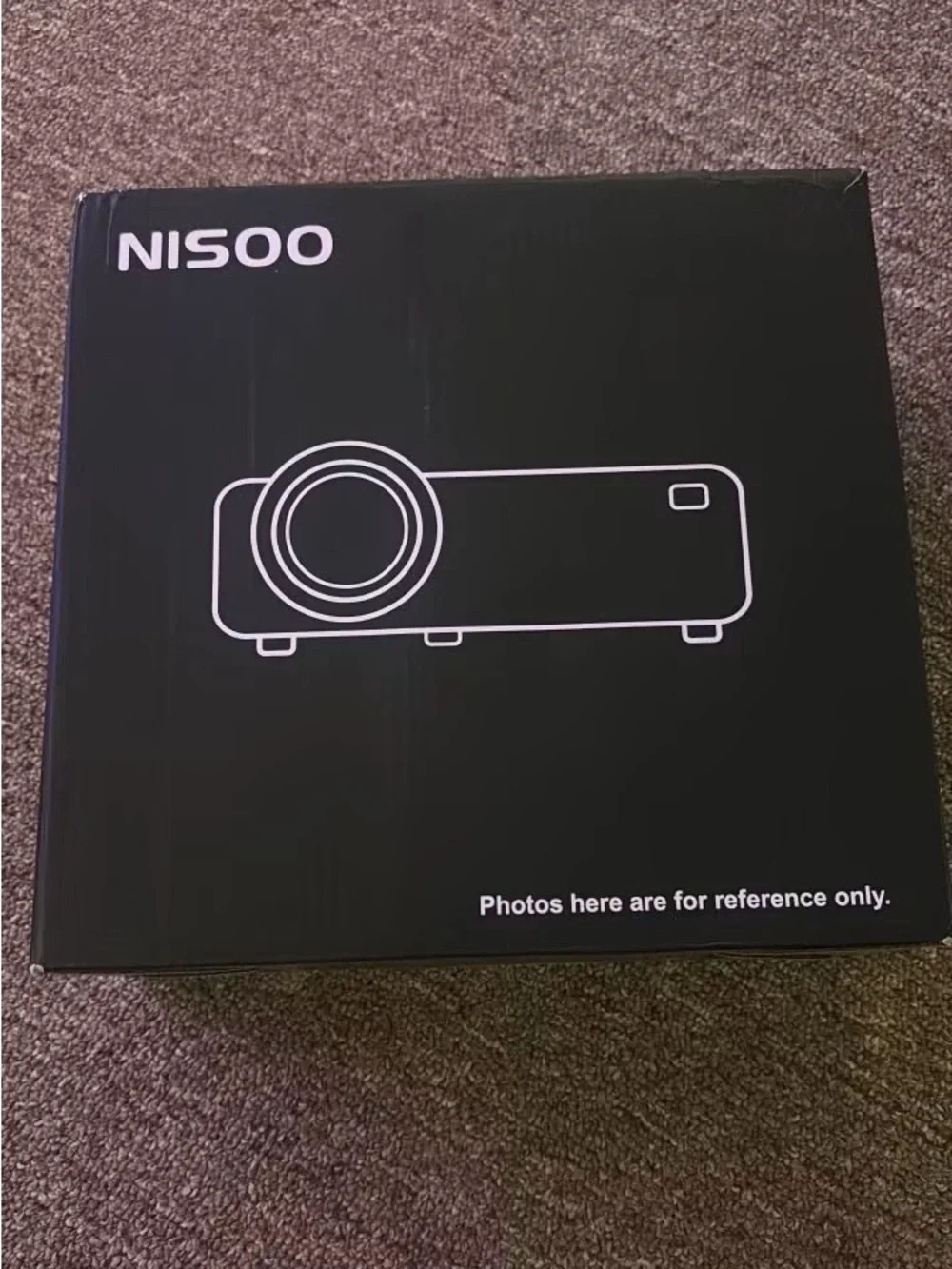 Nisoo white Portable Home Video Projector